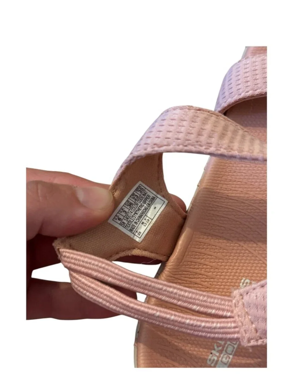 Skechers GOwalk Pink Sport Sandals Womens US 6 EU 36 Adjustable Comfort Shoes